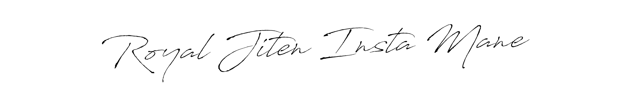 Royal Jiten Insta Mane stylish signature style. Best Handwritten Sign (Antro_Vectra) for my name. Handwritten Signature Collection Ideas for my name Royal Jiten Insta Mane. Royal Jiten Insta Mane signature style 6 images and pictures png