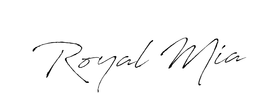 Use a signature maker to create a handwritten signature online. With this signature software, you can design (Antro_Vectra) your own signature for name Royal Mia. Royal Mia signature style 6 images and pictures png