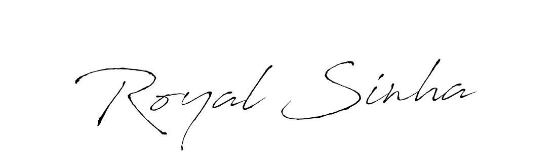 How to make Royal Sinha name signature. Use Antro_Vectra style for creating short signs online. This is the latest handwritten sign. Royal Sinha signature style 6 images and pictures png