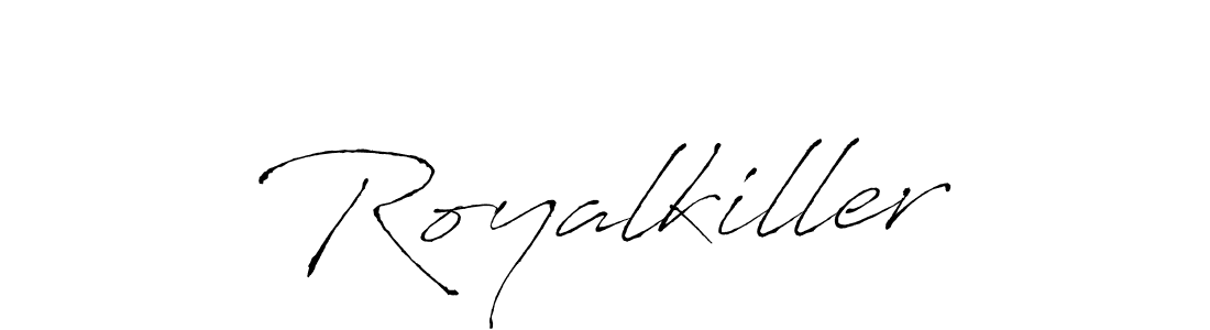 Antro_Vectra is a professional signature style that is perfect for those who want to add a touch of class to their signature. It is also a great choice for those who want to make their signature more unique. Get Royalkiller name to fancy signature for free. Royalkiller signature style 6 images and pictures png