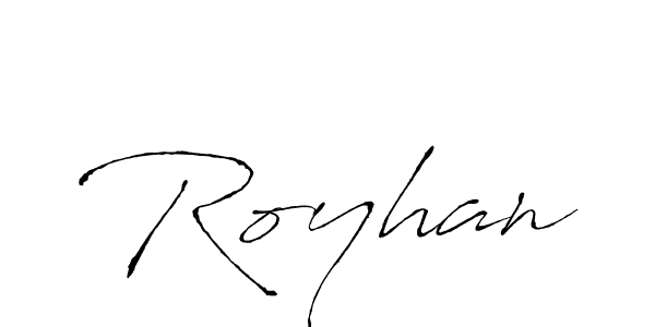 Also You can easily find your signature by using the search form. We will create Royhan name handwritten signature images for you free of cost using Antro_Vectra sign style. Royhan signature style 6 images and pictures png