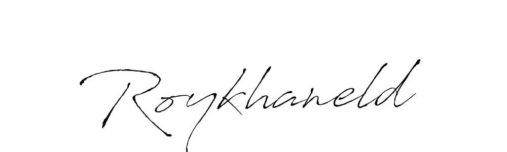 Antro_Vectra is a professional signature style that is perfect for those who want to add a touch of class to their signature. It is also a great choice for those who want to make their signature more unique. Get Roykhaneld name to fancy signature for free. Roykhaneld signature style 6 images and pictures png