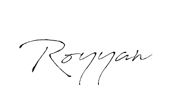Antro_Vectra is a professional signature style that is perfect for those who want to add a touch of class to their signature. It is also a great choice for those who want to make their signature more unique. Get Royyan name to fancy signature for free. Royyan signature style 6 images and pictures png
