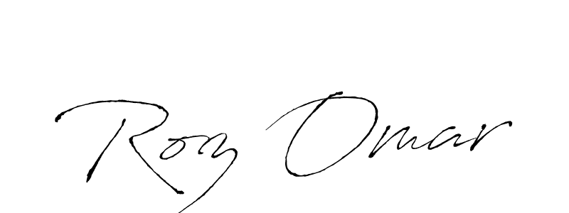 How to make Roz Omar signature? Antro_Vectra is a professional autograph style. Create handwritten signature for Roz Omar name. Roz Omar signature style 6 images and pictures png