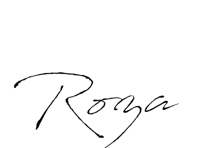 How to make Roza signature? Antro_Vectra is a professional autograph style. Create handwritten signature for Roza name. Roza signature style 6 images and pictures png