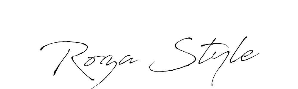 It looks lik you need a new signature style for name Roza Style. Design unique handwritten (Antro_Vectra) signature with our free signature maker in just a few clicks. Roza Style signature style 6 images and pictures png