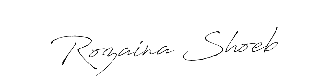 Make a beautiful signature design for name Rozaina Shoeb. Use this online signature maker to create a handwritten signature for free. Rozaina Shoeb signature style 6 images and pictures png