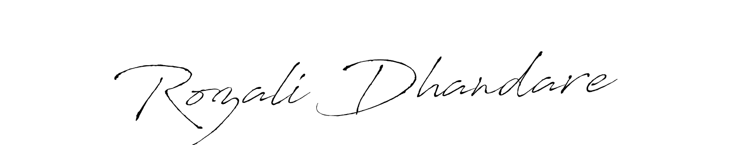 Make a short Rozali Dhandare signature style. Manage your documents anywhere anytime using Antro_Vectra. Create and add eSignatures, submit forms, share and send files easily. Rozali Dhandare signature style 6 images and pictures png