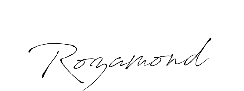 The best way (Antro_Vectra) to make a short signature is to pick only two or three words in your name. The name Rozamond include a total of six letters. For converting this name. Rozamond signature style 6 images and pictures png