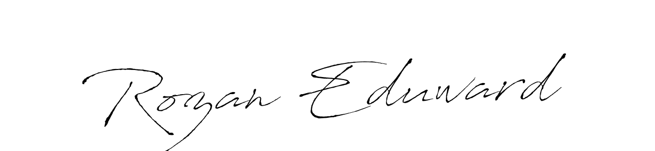 Here are the top 10 professional signature styles for the name Rozan Eduward. These are the best autograph styles you can use for your name. Rozan Eduward signature style 6 images and pictures png