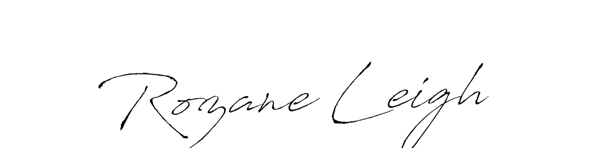 Also we have Rozane Leigh name is the best signature style. Create professional handwritten signature collection using Antro_Vectra autograph style. Rozane Leigh signature style 6 images and pictures png