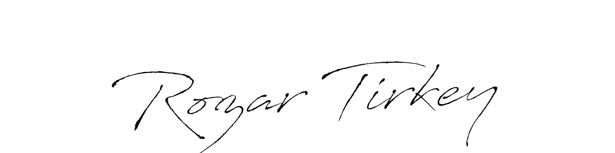 It looks lik you need a new signature style for name Rozar Tirkey. Design unique handwritten (Antro_Vectra) signature with our free signature maker in just a few clicks. Rozar Tirkey signature style 6 images and pictures png
