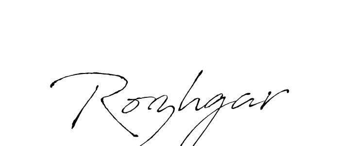 Rozhgar stylish signature style. Best Handwritten Sign (Antro_Vectra) for my name. Handwritten Signature Collection Ideas for my name Rozhgar. Rozhgar signature style 6 images and pictures png