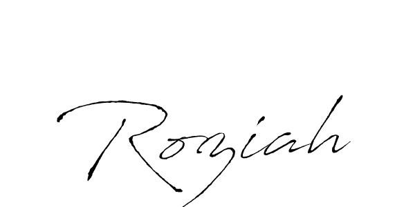 How to make Roziah name signature. Use Antro_Vectra style for creating short signs online. This is the latest handwritten sign. Roziah signature style 6 images and pictures png