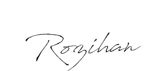if you are searching for the best signature style for your name Rozihan. so please give up your signature search. here we have designed multiple signature styles  using Antro_Vectra. Rozihan signature style 6 images and pictures png