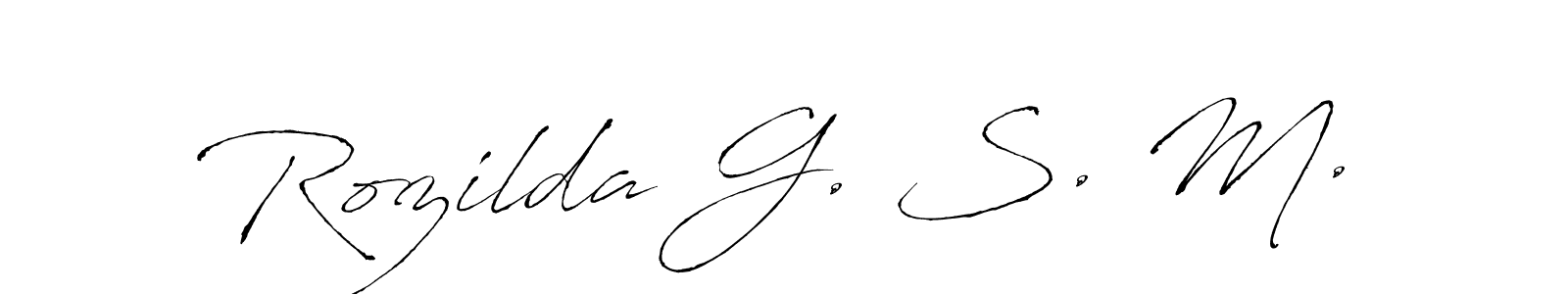 Check out images of Autograph of Rozilda G. S. M. name. Actor Rozilda G. S. M. Signature Style. Antro_Vectra is a professional sign style online. Rozilda G. S. M. signature style 6 images and pictures png