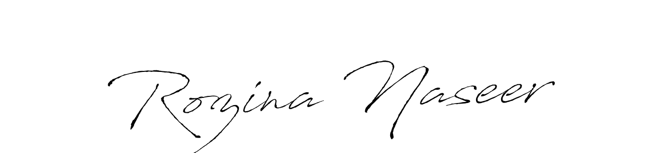 This is the best signature style for the Rozina Naseer name. Also you like these signature font (Antro_Vectra). Mix name signature. Rozina Naseer signature style 6 images and pictures png