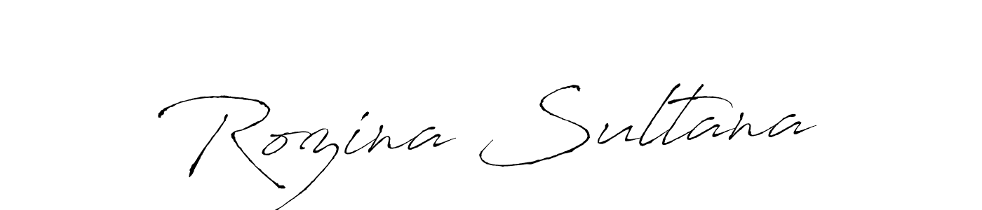 Best and Professional Signature Style for Rozina Sultana. Antro_Vectra Best Signature Style Collection. Rozina Sultana signature style 6 images and pictures png