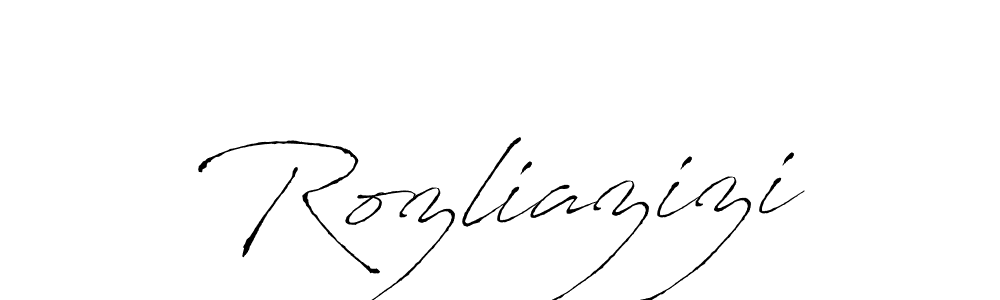 Once you've used our free online signature maker to create your best signature Antro_Vectra style, it's time to enjoy all of the benefits that Rozliazizi name signing documents. Rozliazizi signature style 6 images and pictures png