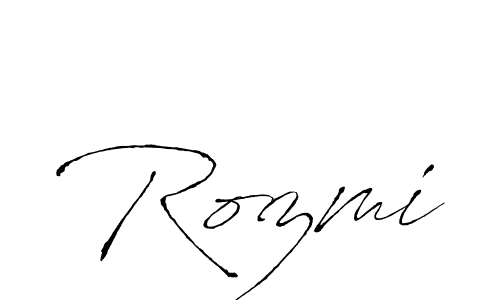 Rozmi stylish signature style. Best Handwritten Sign (Antro_Vectra) for my name. Handwritten Signature Collection Ideas for my name Rozmi. Rozmi signature style 6 images and pictures png