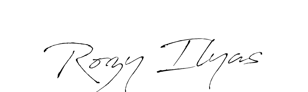 Once you've used our free online signature maker to create your best signature Antro_Vectra style, it's time to enjoy all of the benefits that Rozy Ilyas name signing documents. Rozy Ilyas signature style 6 images and pictures png