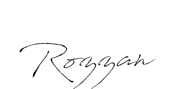 How to make Rozzan signature? Antro_Vectra is a professional autograph style. Create handwritten signature for Rozzan name. Rozzan signature style 6 images and pictures png