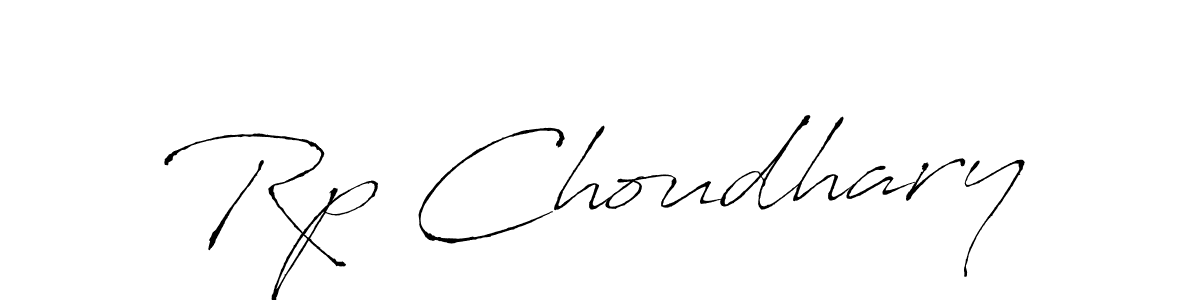 How to make Rp Choudhary name signature. Use Antro_Vectra style for creating short signs online. This is the latest handwritten sign. Rp Choudhary signature style 6 images and pictures png