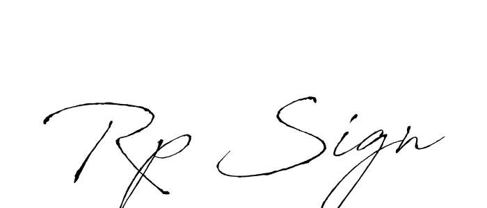 Design your own signature with our free online signature maker. With this signature software, you can create a handwritten (Antro_Vectra) signature for name Rp Sign. Rp Sign signature style 6 images and pictures png