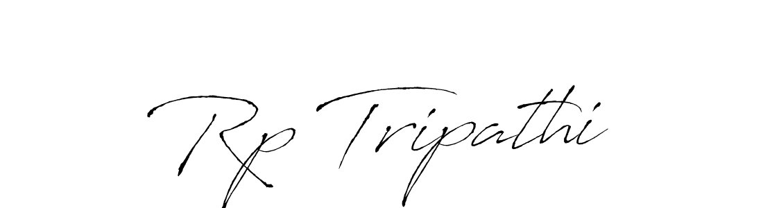 How to make Rp Tripathi name signature. Use Antro_Vectra style for creating short signs online. This is the latest handwritten sign. Rp Tripathi signature style 6 images and pictures png