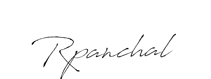 Design your own signature with our free online signature maker. With this signature software, you can create a handwritten (Antro_Vectra) signature for name Rpanchal. Rpanchal signature style 6 images and pictures png
