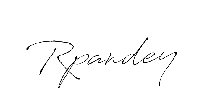 How to make Rpandey signature? Antro_Vectra is a professional autograph style. Create handwritten signature for Rpandey name. Rpandey signature style 6 images and pictures png