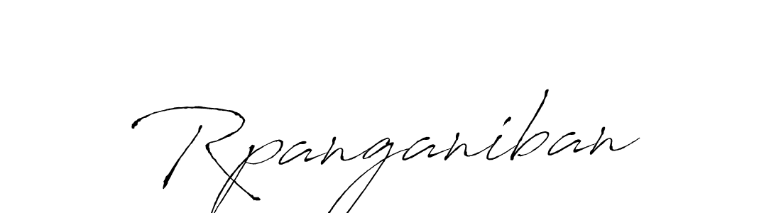 Make a beautiful signature design for name Rpanganiban. With this signature (Antro_Vectra) style, you can create a handwritten signature for free. Rpanganiban signature style 6 images and pictures png