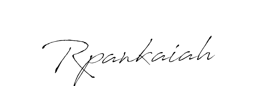 Also we have Rpankaiah name is the best signature style. Create professional handwritten signature collection using Antro_Vectra autograph style. Rpankaiah signature style 6 images and pictures png