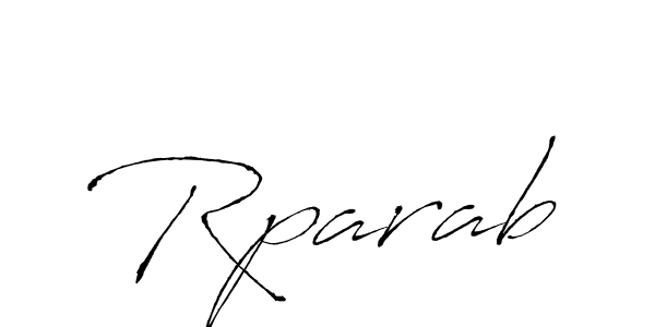 How to make Rparab name signature. Use Antro_Vectra style for creating short signs online. This is the latest handwritten sign. Rparab signature style 6 images and pictures png