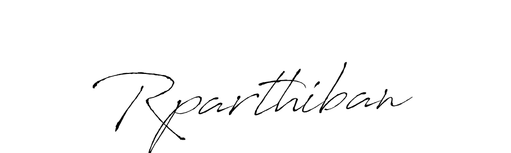 Design your own signature with our free online signature maker. With this signature software, you can create a handwritten (Antro_Vectra) signature for name Rparthiban. Rparthiban signature style 6 images and pictures png