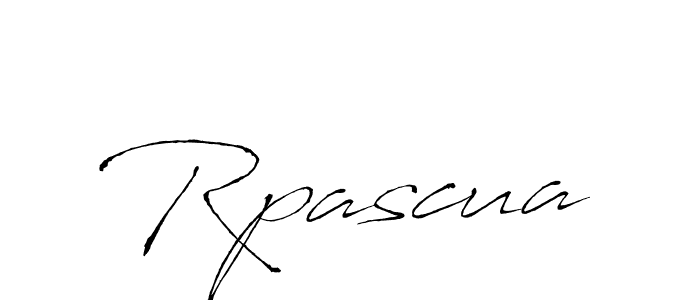 Design your own signature with our free online signature maker. With this signature software, you can create a handwritten (Antro_Vectra) signature for name Rpascua. Rpascua signature style 6 images and pictures png