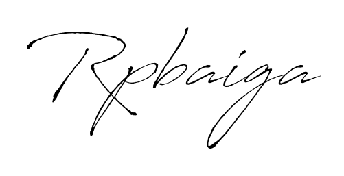 The Antro_Vectra lettering style adds unique flourish to name Rpbaiga. Stand out with a custom digital autograph made in seconds. Rpbaiga signature style 6 images and pictures png
