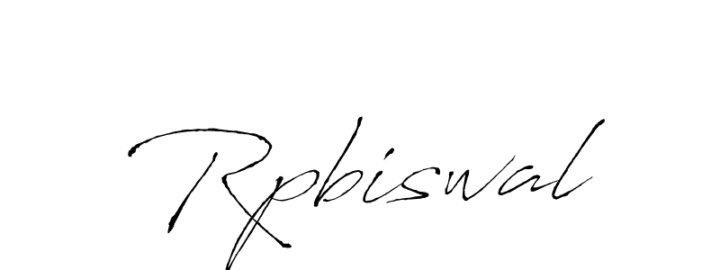 How to make Rpbiswal signature? Antro_Vectra is a professional autograph style. Create handwritten signature for Rpbiswal name. Rpbiswal signature style 6 images and pictures png