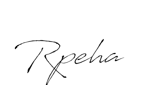 Rpeha stylish signature style. Best Handwritten Sign (Antro_Vectra) for my name. Handwritten Signature Collection Ideas for my name Rpeha. Rpeha signature style 6 images and pictures png