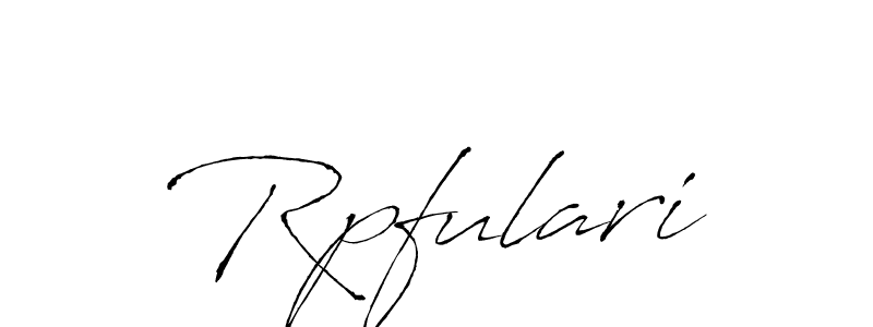 How to Draw Rpfulari signature style? Antro_Vectra is a latest design signature styles for name Rpfulari. Rpfulari signature style 6 images and pictures png