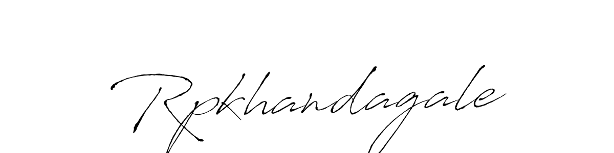 Design your own signature with our free online signature maker. With this signature software, you can create a handwritten (Antro_Vectra) signature for name Rpkhandagale. Rpkhandagale signature style 6 images and pictures png