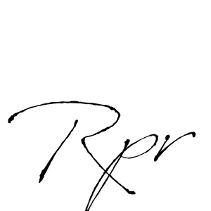 It looks lik you need a new signature style for name Rpr. Design unique handwritten (Antro_Vectra) signature with our free signature maker in just a few clicks. Rpr signature style 6 images and pictures png