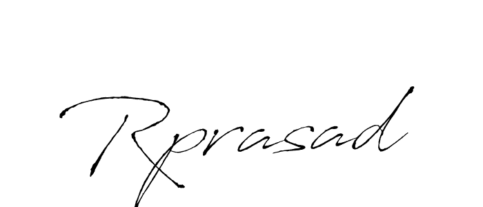 Create a beautiful signature design for name Rprasad. With this signature (Antro_Vectra) fonts, you can make a handwritten signature for free. Rprasad signature style 6 images and pictures png