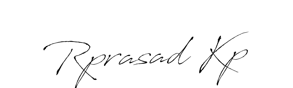 How to make Rprasad Kp signature? Antro_Vectra is a professional autograph style. Create handwritten signature for Rprasad Kp name. Rprasad Kp signature style 6 images and pictures png