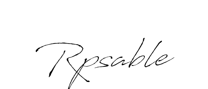 Use a signature maker to create a handwritten signature online. With this signature software, you can design (Antro_Vectra) your own signature for name Rpsable. Rpsable signature style 6 images and pictures png