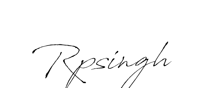 Rpsingh stylish signature style. Best Handwritten Sign (Antro_Vectra) for my name. Handwritten Signature Collection Ideas for my name Rpsingh. Rpsingh signature style 6 images and pictures png