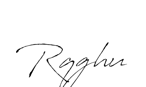 How to make Rqghu signature? Antro_Vectra is a professional autograph style. Create handwritten signature for Rqghu name. Rqghu signature style 6 images and pictures png