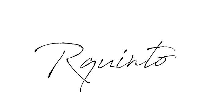 Rquinto stylish signature style. Best Handwritten Sign (Antro_Vectra) for my name. Handwritten Signature Collection Ideas for my name Rquinto. Rquinto signature style 6 images and pictures png