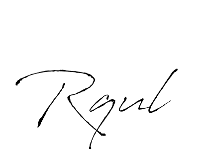 Best and Professional Signature Style for Rqul. Antro_Vectra Best Signature Style Collection. Rqul signature style 6 images and pictures png