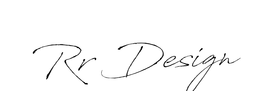 The best way (Antro_Vectra) to make a short signature is to pick only two or three words in your name. The name Rr Design include a total of six letters. For converting this name. Rr Design signature style 6 images and pictures png